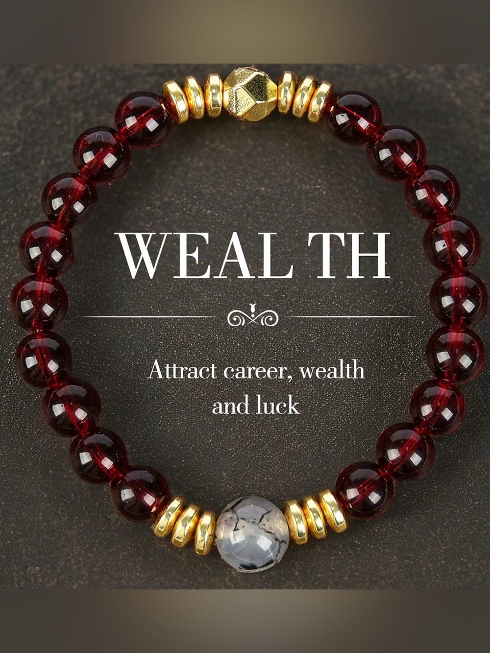 (UNISEX) WEALTH BEADED BRACELET